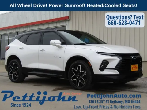 White 2023 Chevrolet Blazer RS for sale in Bethany, MO