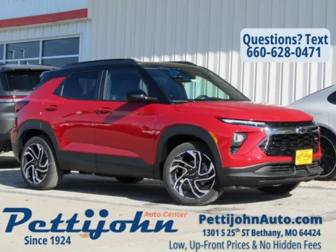 Red 2026 Chevrolet TrailBlazer RS for sale in Bethany, MO