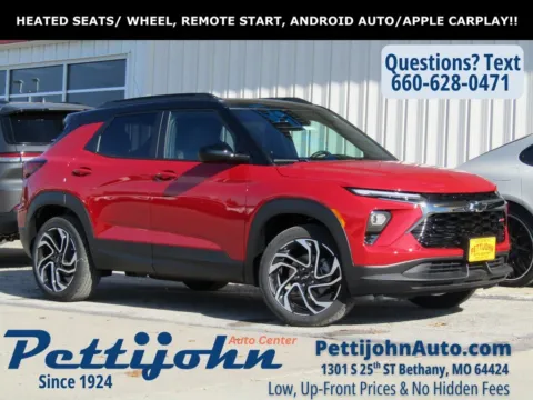 Red 2026 Chevrolet TrailBlazer RS for sale in Bethany, MO