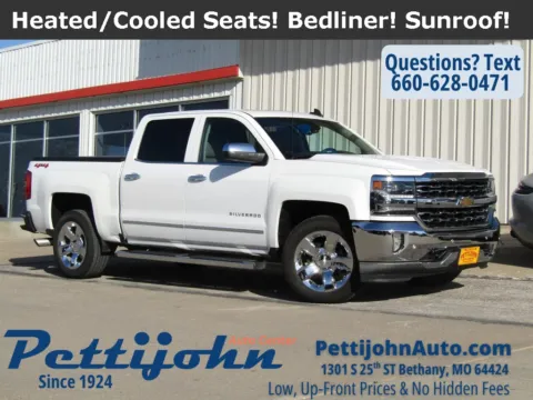 White 2018 Chevrolet Silverado 1500 LTZ for sale in Bethany, MO