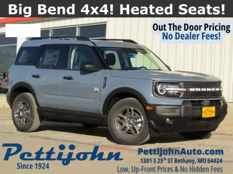 Gray 2025 Ford Bronco Sport Big Bend for sale in Bethany, MO