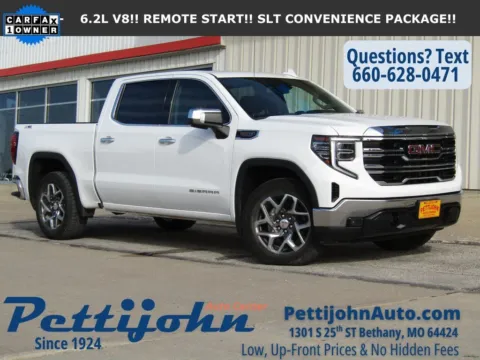 White 2023 GMC Sierra 1500 SLT for sale in Bethany, MO