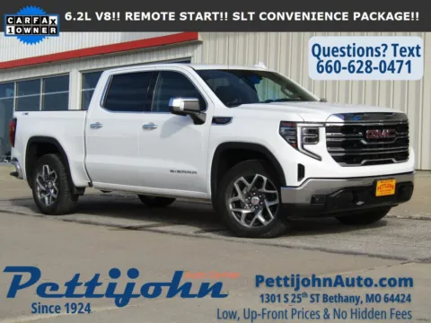 White 2023 GMC Sierra 1500 SLT for sale in Bethany, MO