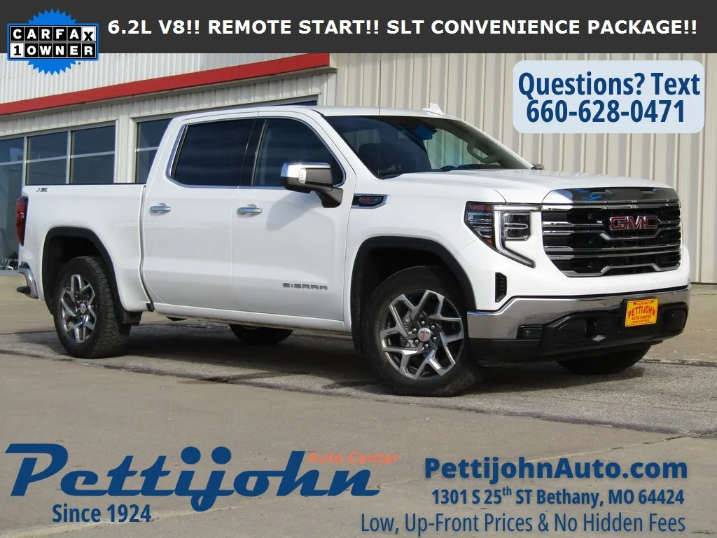 White 2023 GMC Sierra 1500 SLT for sale in Bethany, MO