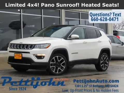White 2017 Jeep New Compass Limited for sale in Bethany, MO