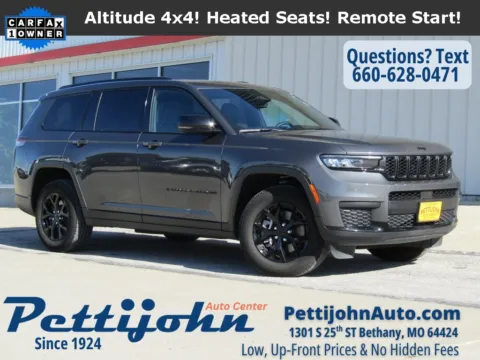 Gray 2024 Jeep Grand Cherokee L Altitude for sale in Bethany, MO