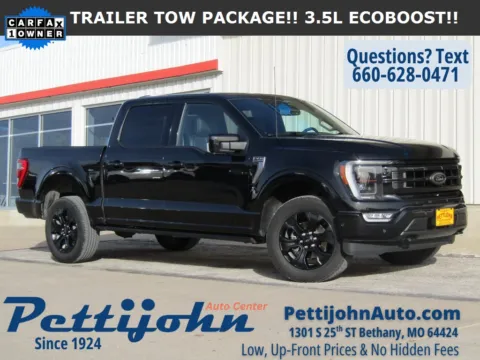 Black 2023 Ford F-150 Platinum for sale in Bethany, MO
