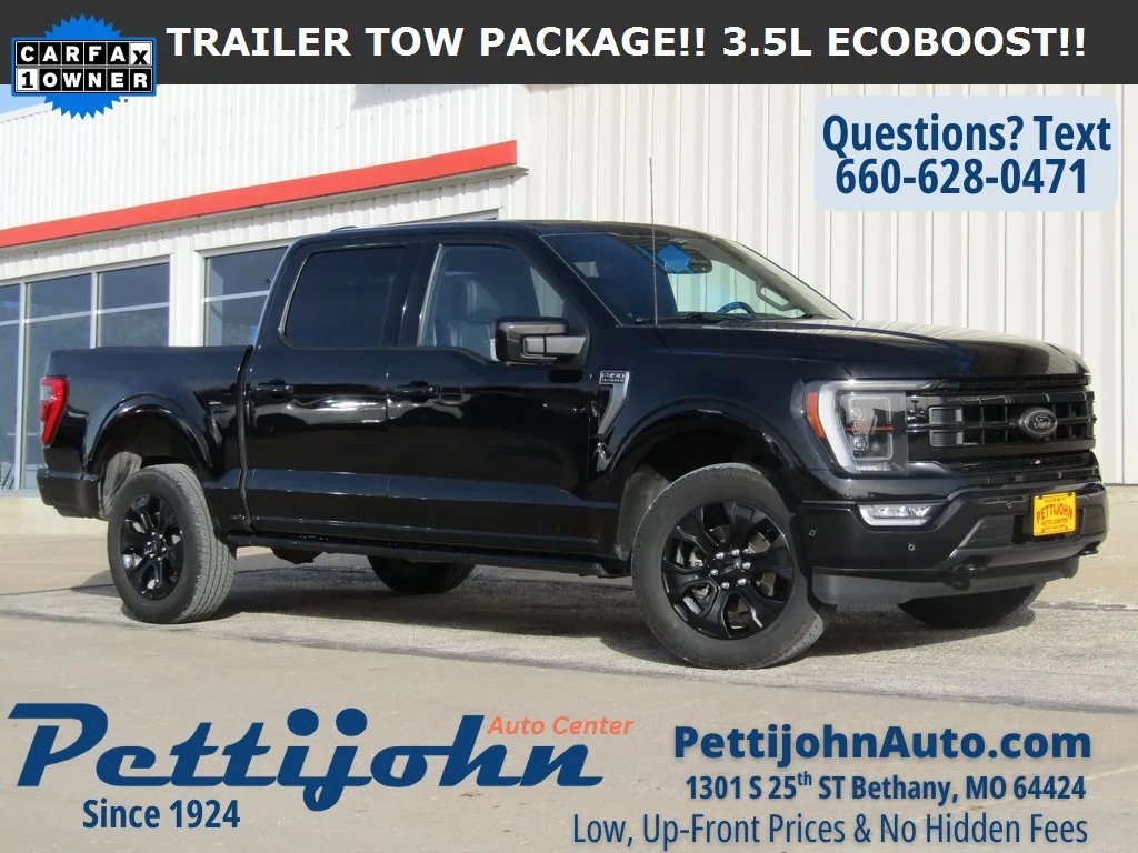Used 2023 Ford F-150 Platinum with VIN 1FTFW1E87PFA57445 for sale in Kansas City