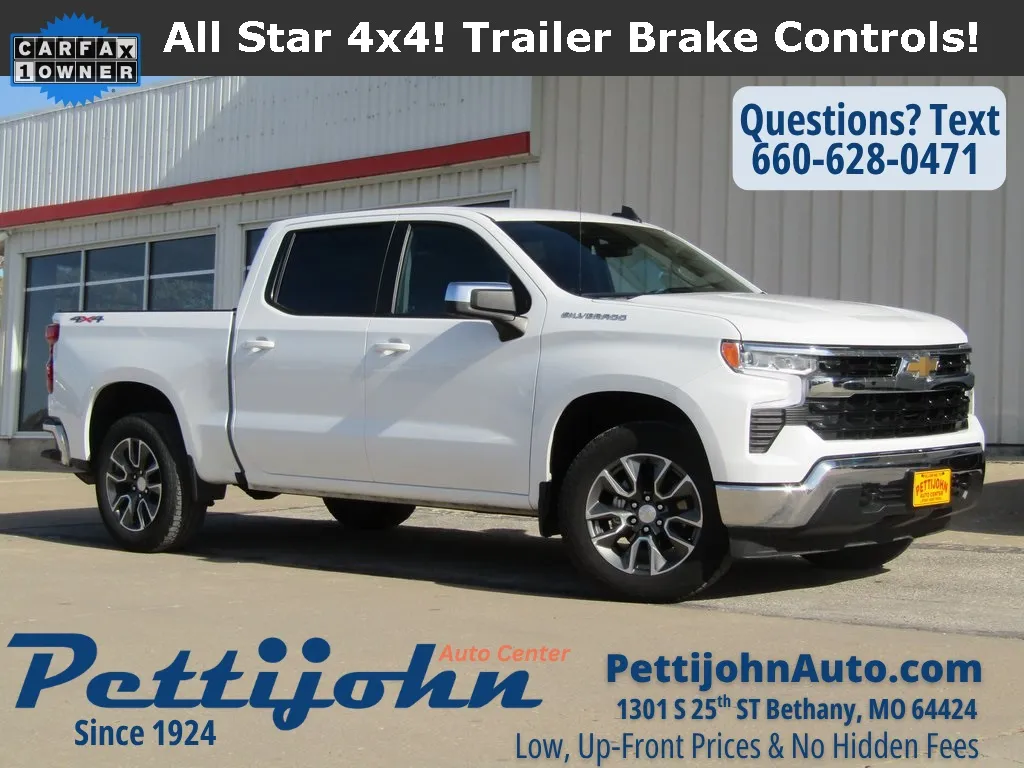 White 2023 Chevrolet Silverado 1500 LT for sale in Bethany, MO