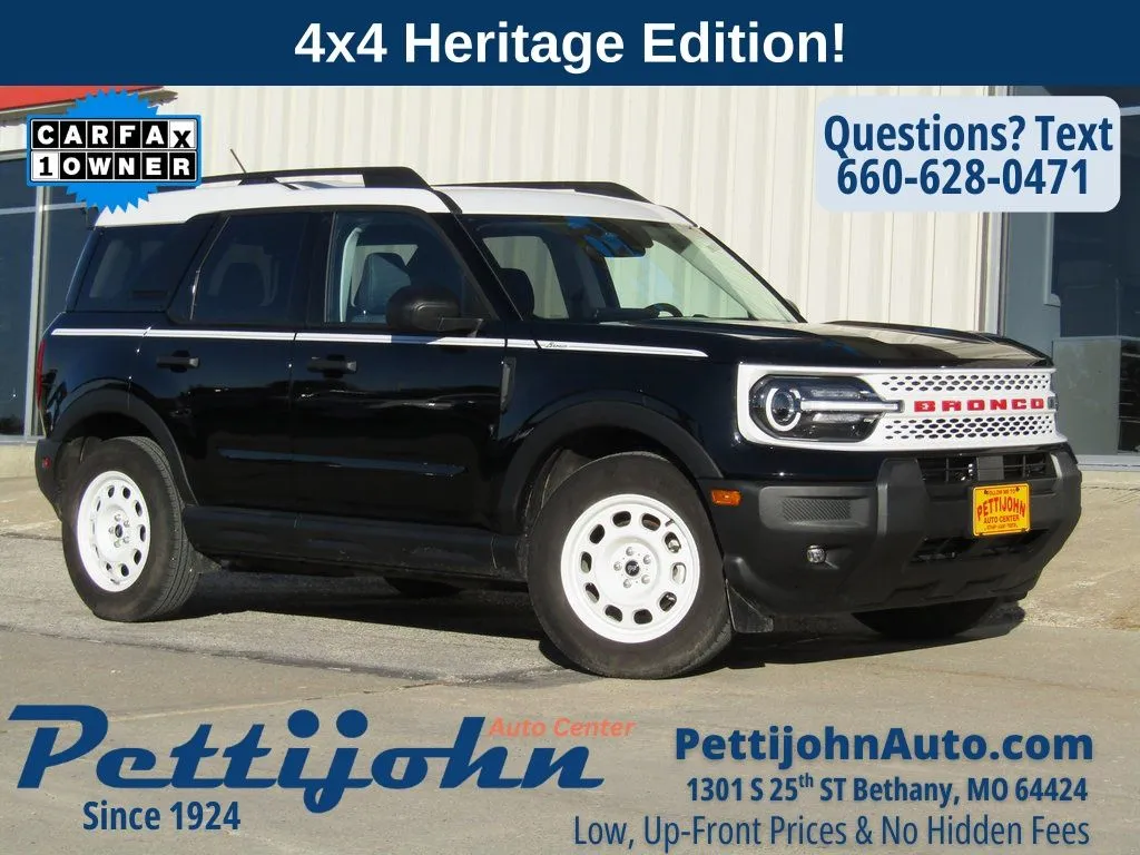 Used 2025 Ford Bronco Sport Heritage with VIN 3FMCR9GN3SRE24294 for sale in Kansas City