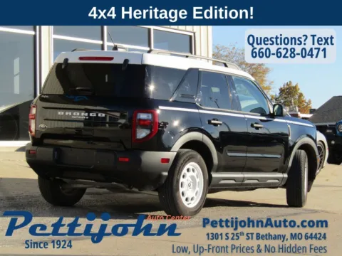 Another view of 2025 Ford Bronco Sport Heritage for sale in Bethany, MO at Pettijohn Auto Center