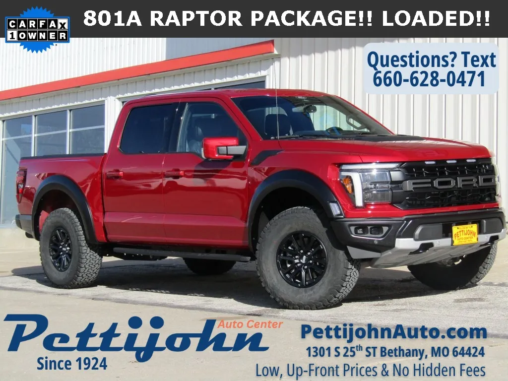 Red 2024 Ford F-150 Raptor for sale in Bethany, MO