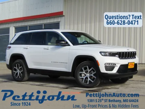 White 2025 Jeep Grand Cherokee Limited for sale in Bethany, MO