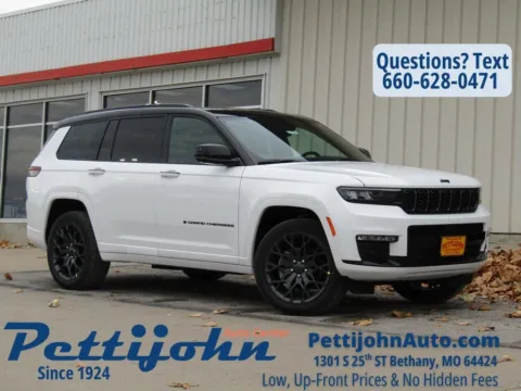 White 2025 Jeep Grand Cherokee L Summit for sale in Bethany, MO