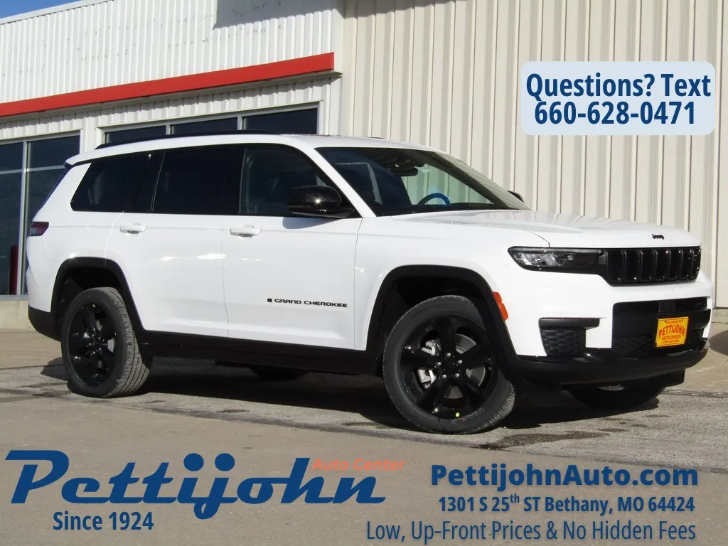White 2025 Jeep Grand Cherokee L Altitude X for sale in Bethany, MO