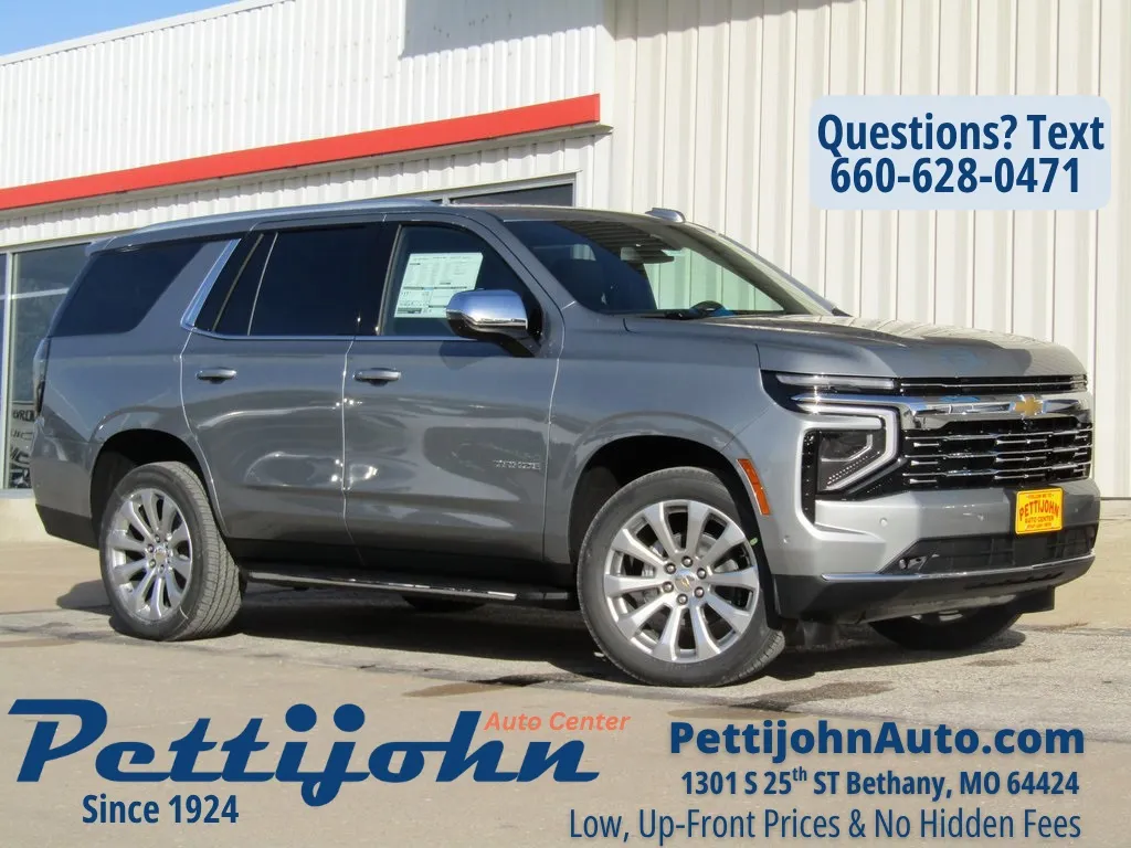 Gray 2026 Chevrolet Tahoe Premier for sale in Bethany, MO