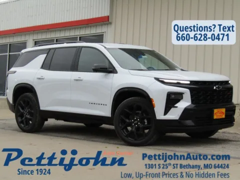 White 2026 Chevrolet Traverse RS for sale in Bethany, MO