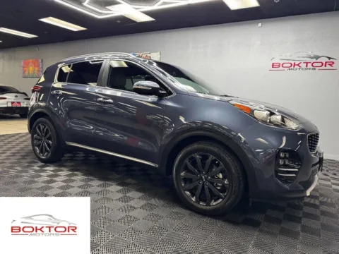 Blue 2019 Kia Sportage EX for sale in Las Vegas, NV