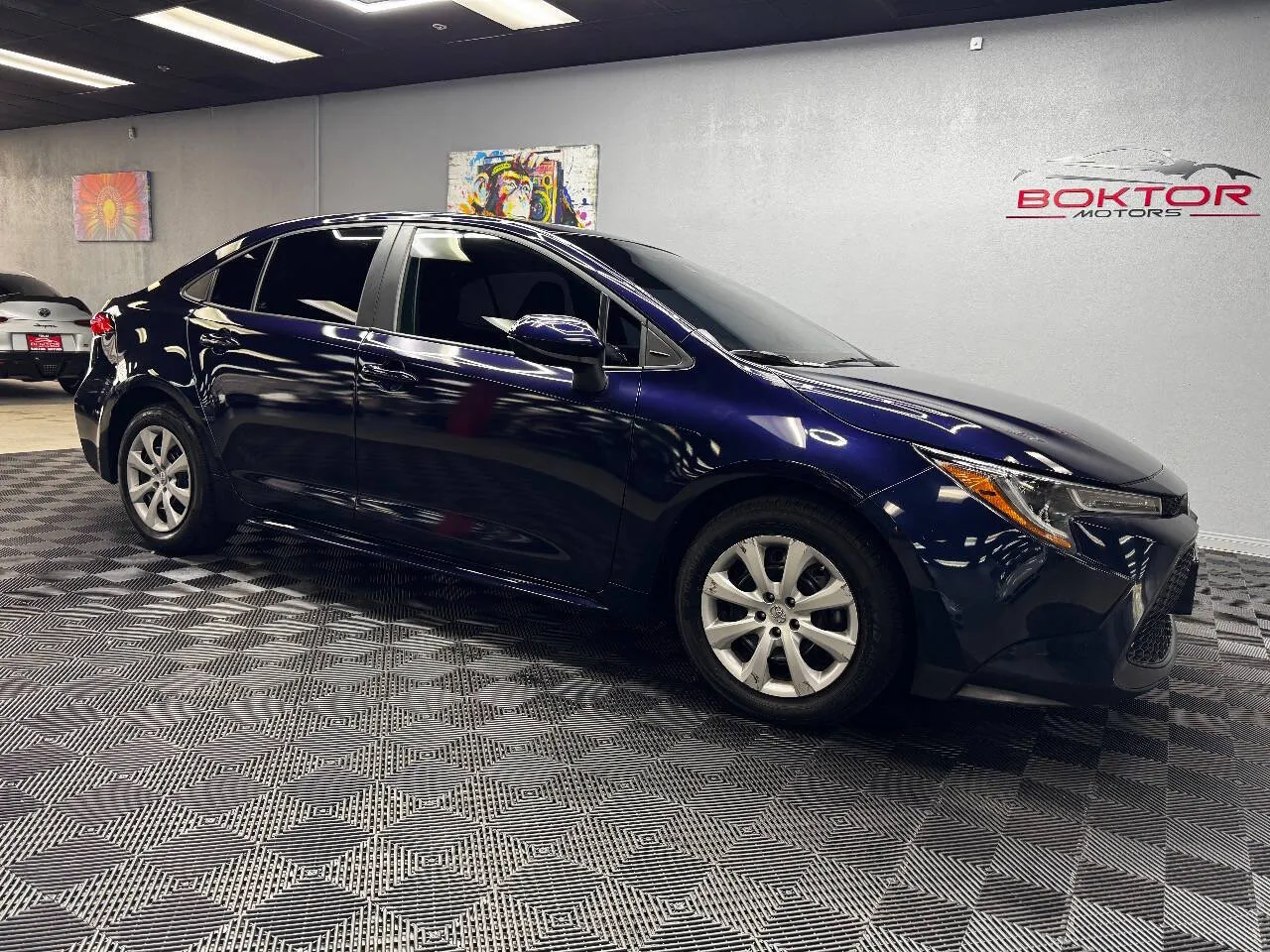 Blue 2020 Toyota Corolla LE 4dr Sedan for sale in Las Vegas, NV