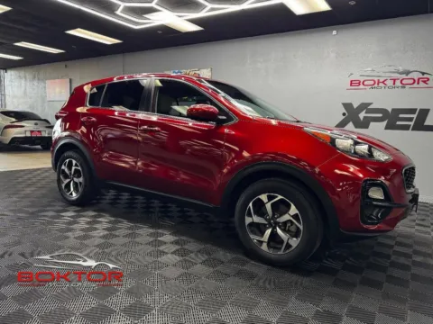 Red 2021 Kia Sportage LX for sale in Las Vegas, NV