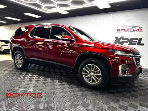 Red 2022 Chevrolet Traverse LT for sale in Las Vegas, NV