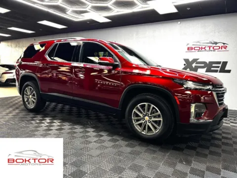 Red 2022 Chevrolet Traverse LT for sale in Las Vegas, NV
