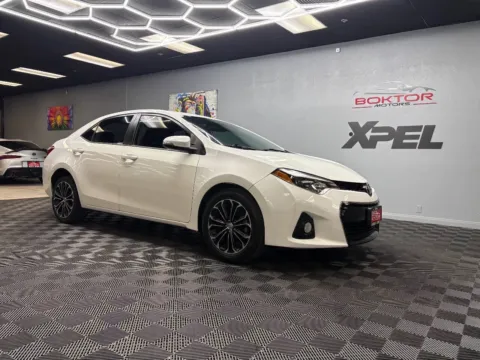 White 2015 Toyota Corolla S Premium 4dr Sedan for sale in Las Vegas, NV