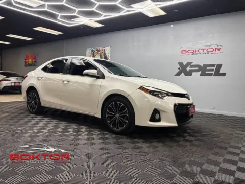 White 2015 Toyota Corolla S Premium for sale in Las Vegas, NV