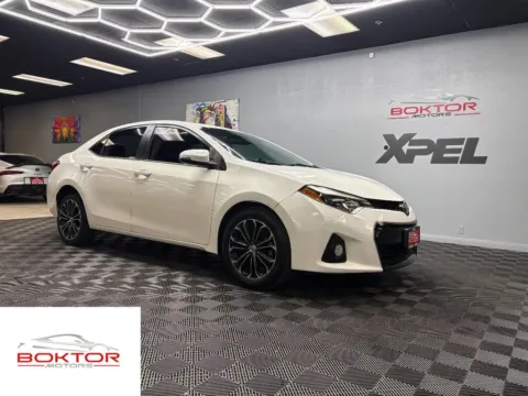 White 2015 Toyota Corolla S Premium for sale in Las Vegas, NV
