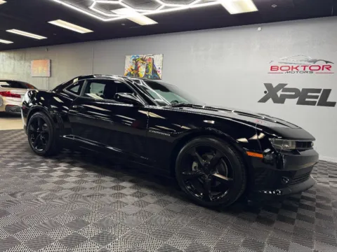 Black 2015 Chevrolet Camaro LT 2dr Coupe w/2LT for sale in Las Vegas, NV