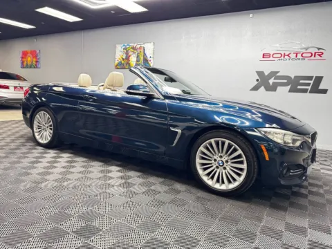 Blue 2015 BMW 4 Series 428i 2dr Convertible SULEV for sale in Las Vegas, NV
