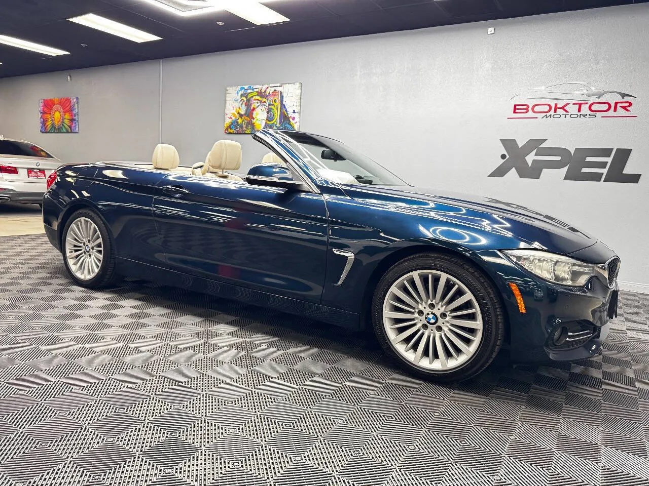 Blue 2015 BMW 4 Series 428i 2dr Convertible SULEV for sale in Las Vegas, NV