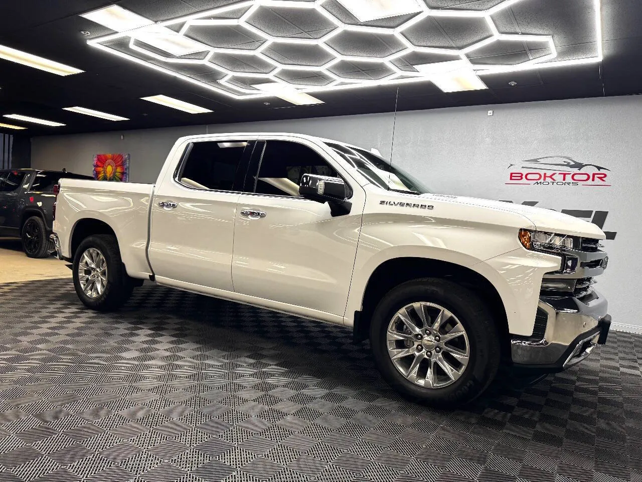 White 2021 Chevrolet Silverado 1500 LTZ 4x2 4dr Crew Cab 5.8 ft. SB for sale in Las Vegas, NV