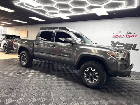 Gray 2019 Toyota Tacoma TRD Off Road 4x4 4dr Double Cab 5.0 ft SB 6A for sale in Las Vegas, NV