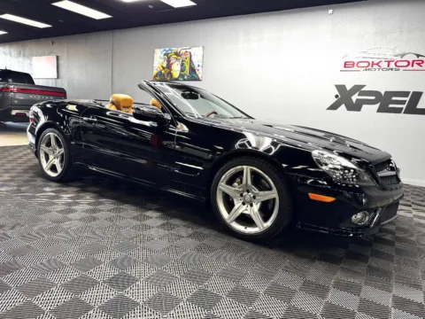 Black 2011 Mercedes-Benz SL-Class SL 550 2dr Convertible for sale in Las Vegas, NV