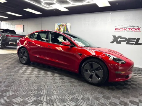 Red 2021 Tesla Model 3 Standard Range Plus 4dr Sedan for sale in Las Vegas, NV