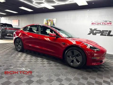 Red 2021 Tesla Model 3 Standard Range Plus for sale in Las Vegas, NV