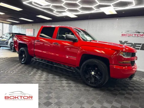 Red 2018 Chevrolet Silverado 1500 Custom for sale in Las Vegas, NV