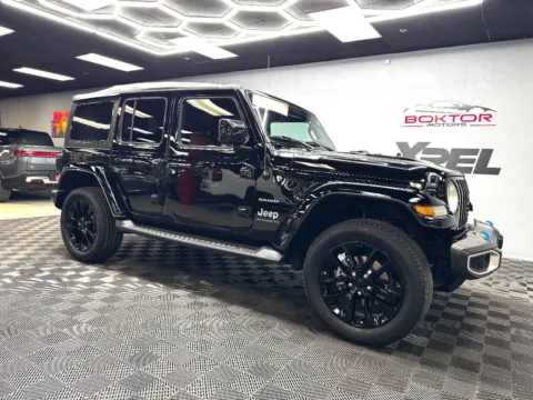 Black 2023 Jeep Wrangler Sahara 4xe 4x4 4dr SUV for sale in Las Vegas, NV