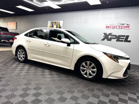 White 2020 Toyota Corolla LE 4dr Sedan for sale in Las Vegas, NV