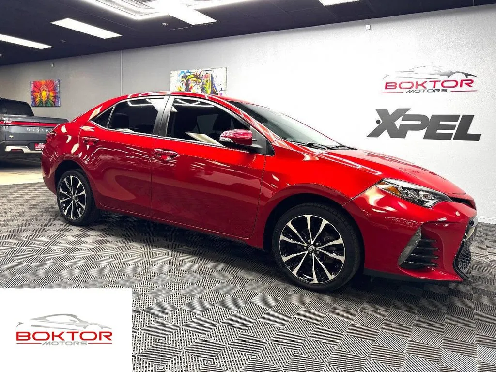 Red 2019 Toyota Corolla SE for sale in Las Vegas, NV
