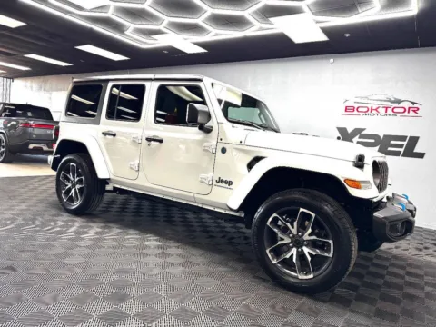 White 2024 Jeep Wrangler Sport S 4xe 4x4 4dr SUV for sale in Las Vegas, NV
