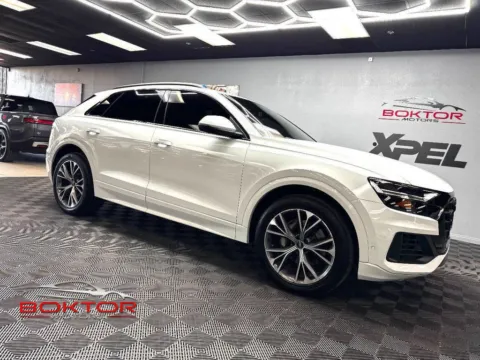 White 2021 Audi Q8 55 Premium for sale in Las Vegas, NV