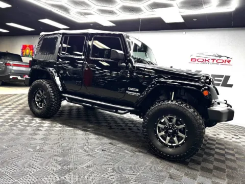 Black 2015 Jeep Wrangler Unlimited Sport 4x4 4dr SUV for sale in Las Vegas, NV