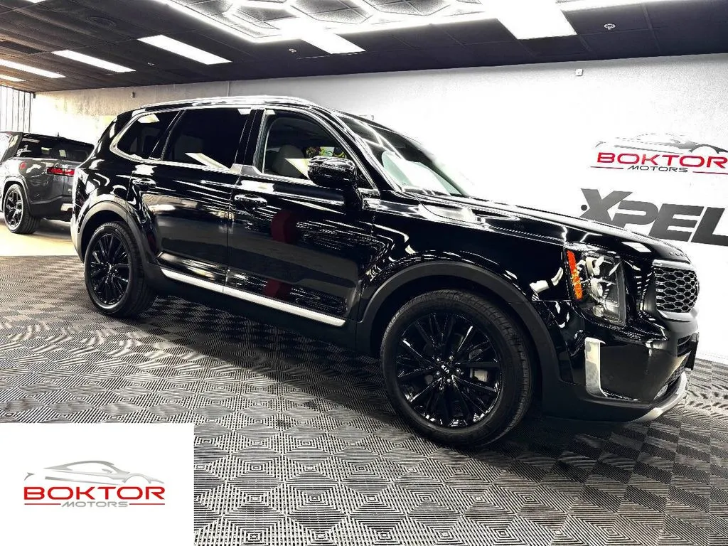 Black 2020 Kia Telluride SX for sale in Las Vegas, NV