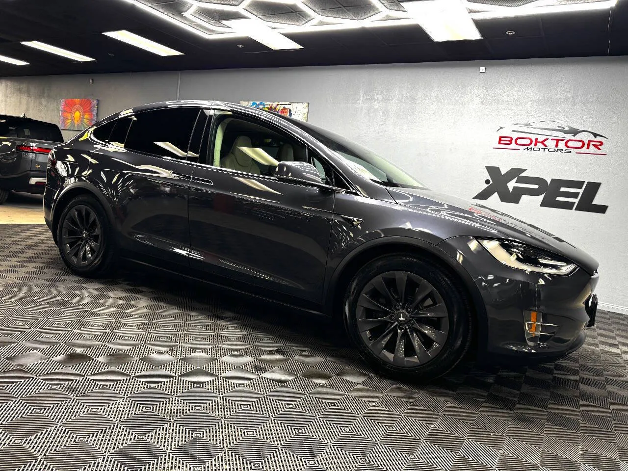 Gray 2018 Tesla Model X 75D AWD 4dr SUV for sale in Las Vegas, NV