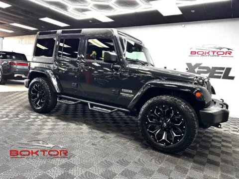 Gray 2017 Jeep Wrangler Unlimited Sport for sale in Las Vegas, NV