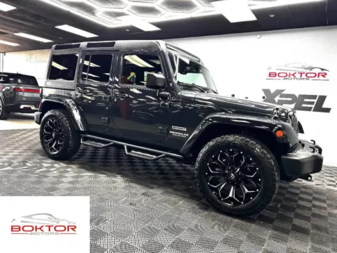 Gray 2017 Jeep Wrangler Unlimited Sport for sale in Las Vegas, NV