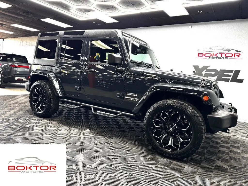 Gray 2017 Jeep Wrangler Unlimited Sport for sale in Las Vegas, NV