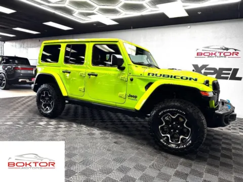 Green 2021 Jeep Wrangler Unlimited Rubicon 4xe for sale in Las Vegas, NV